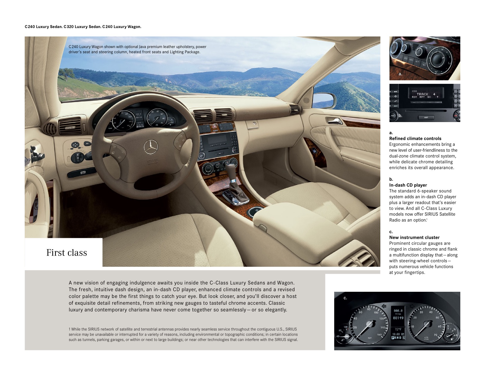 2005 Mercedes-Benz C-Class Luxury Brochure Page 24